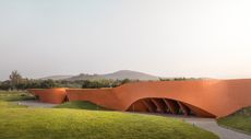 Hampi Art Labs terracotta exterior